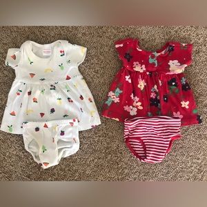 Hanna Andersson Floral and Fruit Sets 50cm 0-3 Months